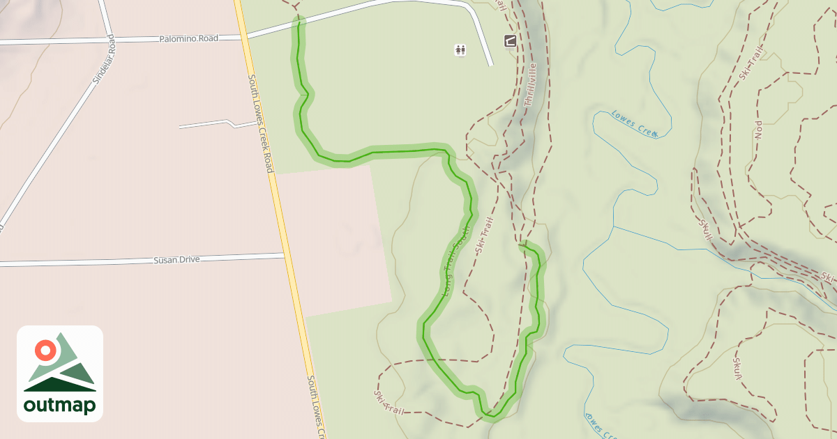 Map of Long Trail South