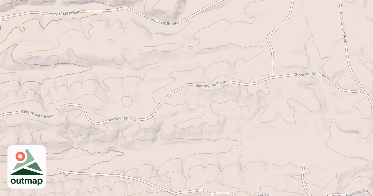 Map of USFS National Forest System Roads {8889233A-CA21-4815-8563-16E132C6C119}