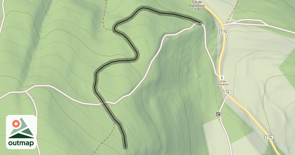 Map of Variante Bois du Four