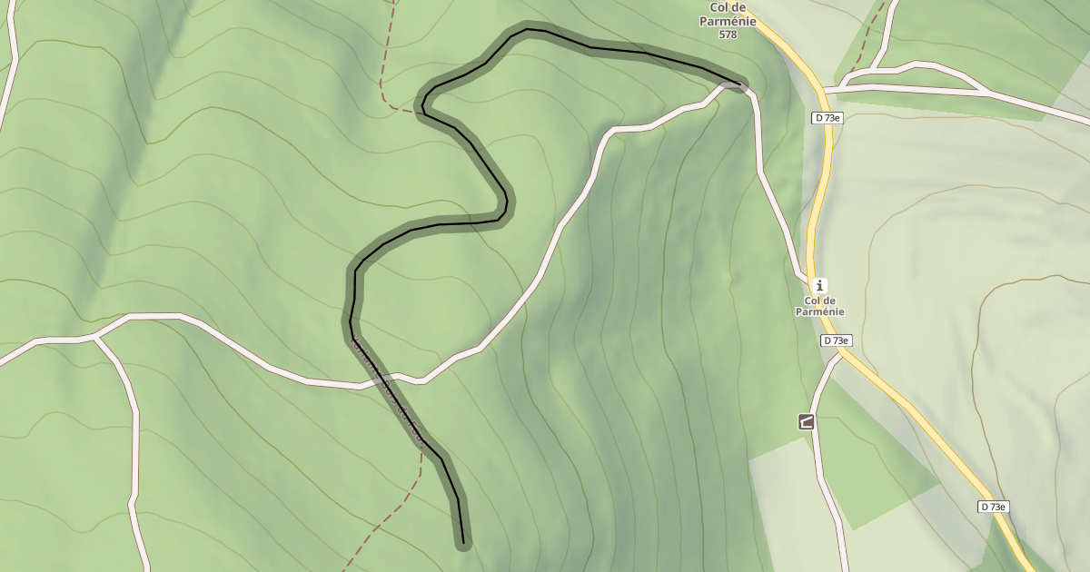 Map preview of Variante Bois du Four
