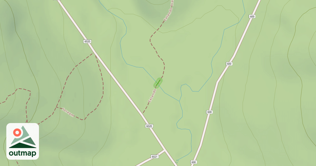 Map of Extendo Trail