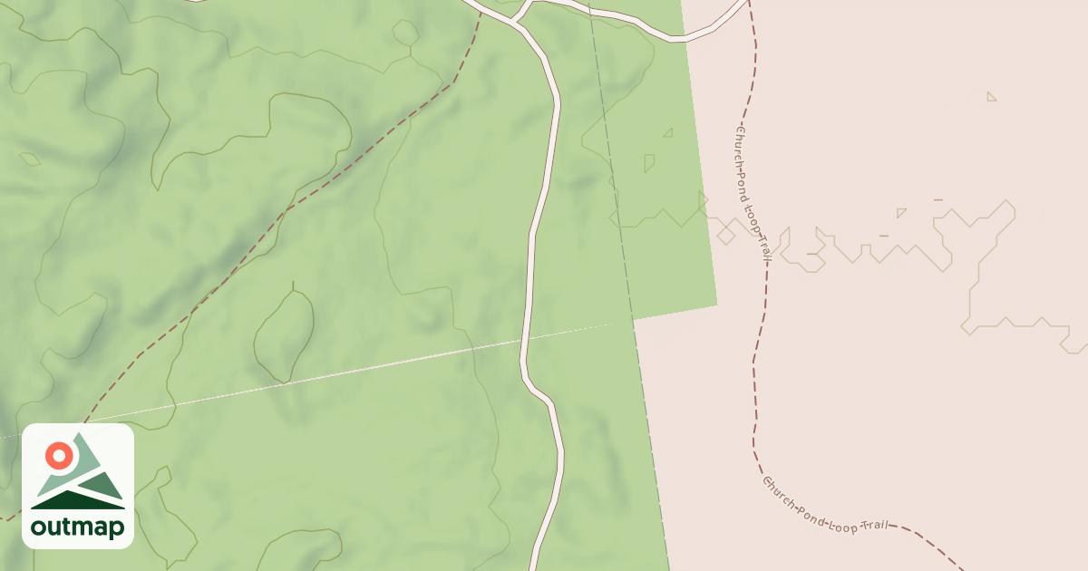 Map of Church Pond Snomo
