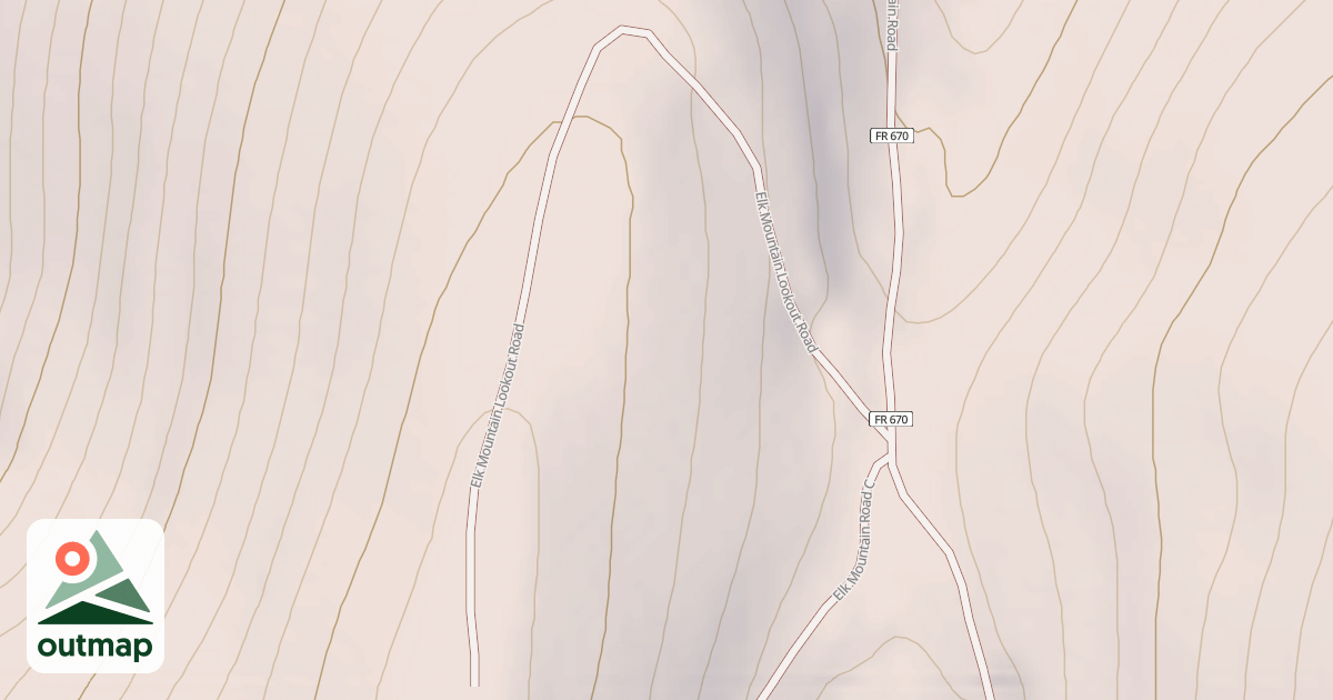 Map of ELK MTN LO