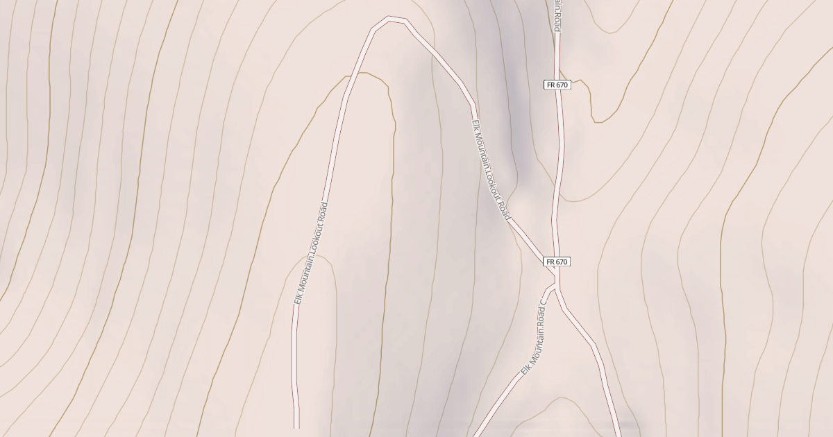 Map preview of ELK MTN LO