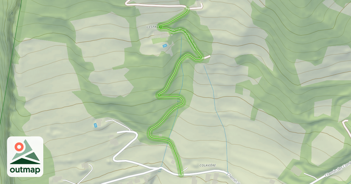 Map of Chemin de Charbottier