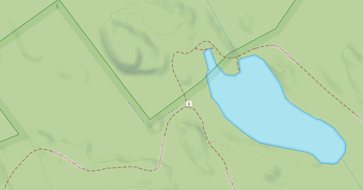 Map preview of Morse Loop Trail