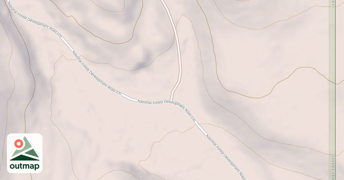 Map of PAT CANYON