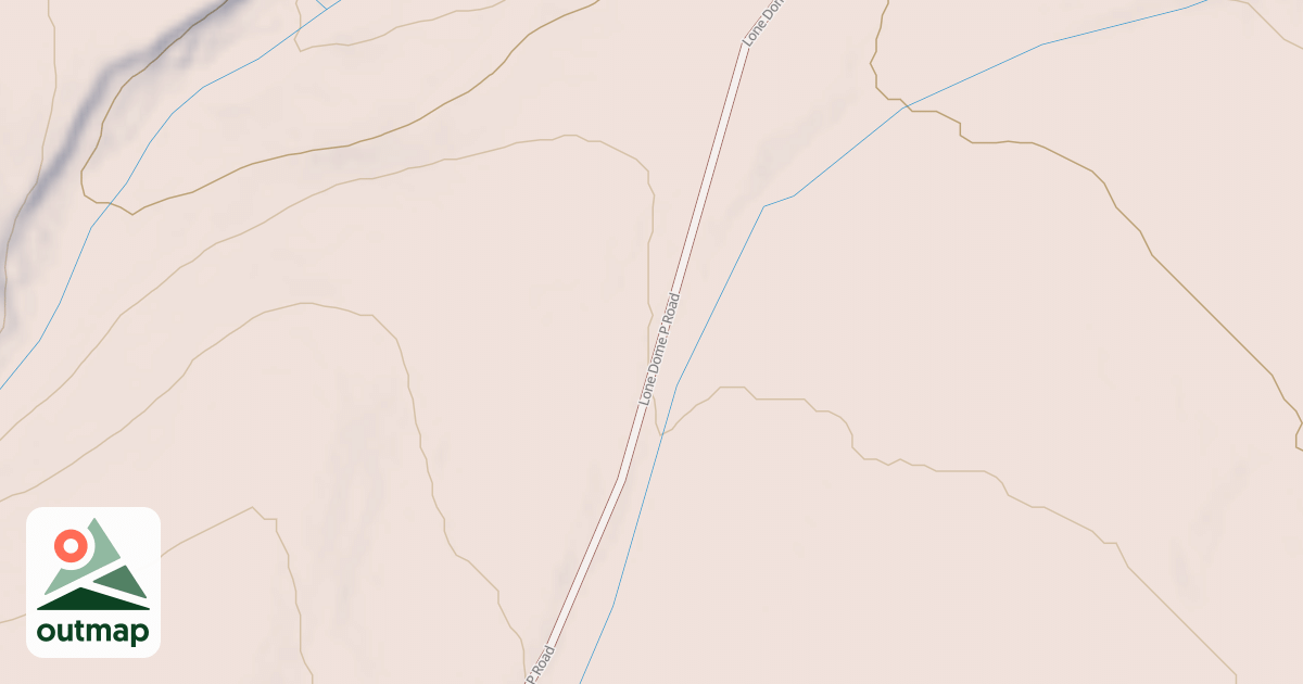 Map of LONE DOME P