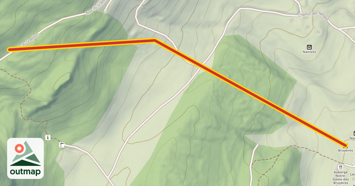 Map of Bruyères