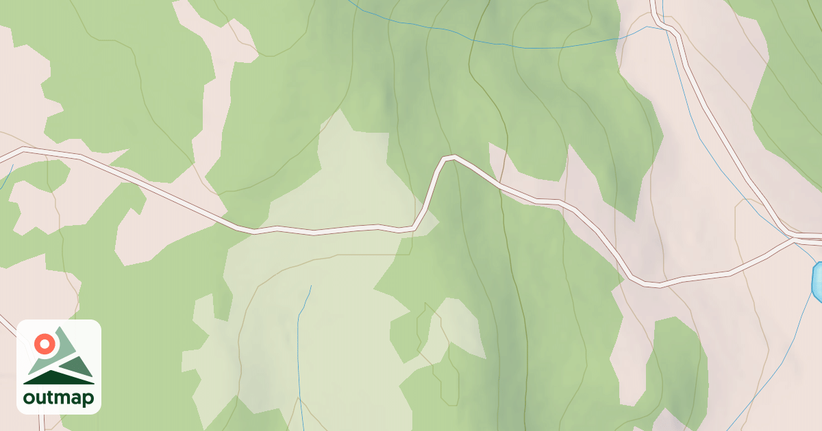 Map of Deep Creek Ridge East