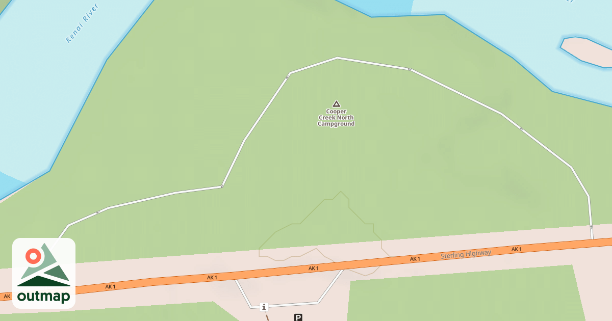 Map of NO COOPER CREEK CAMPGROUND RD