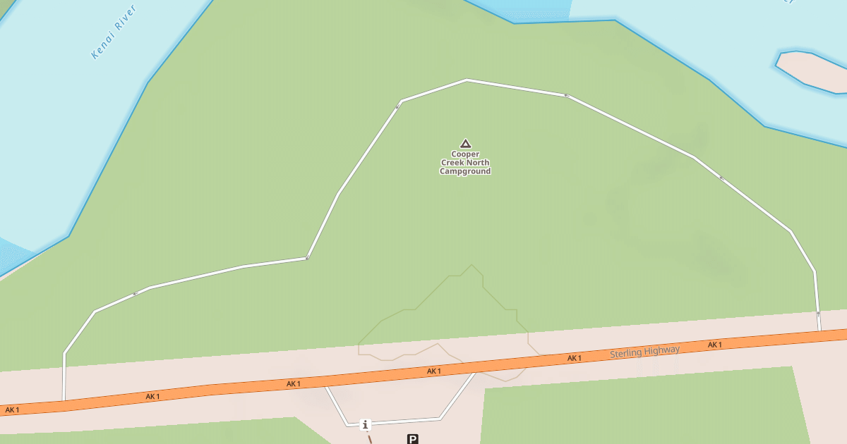 Map preview of NO COOPER CREEK CAMPGROUND RD