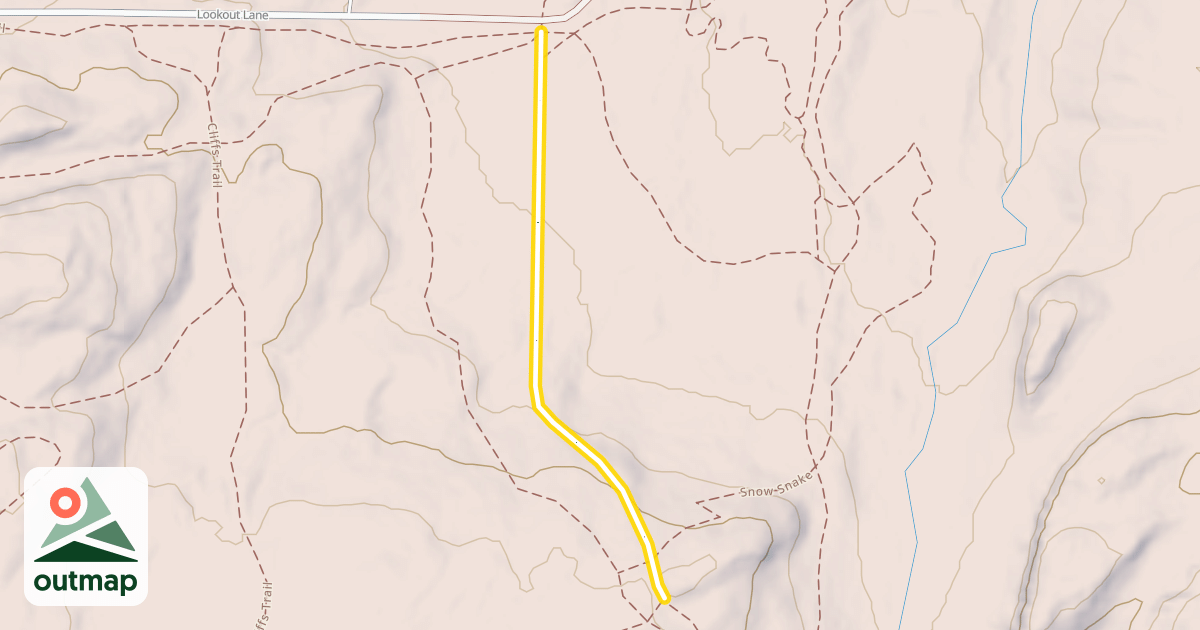 Map of Powderhorn Trail