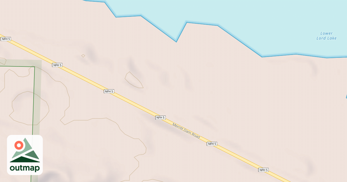 Map of USFS Motor Vehicle Use Map Roads {60CC3133-5F95-4736-891C-50CB2C98745C}