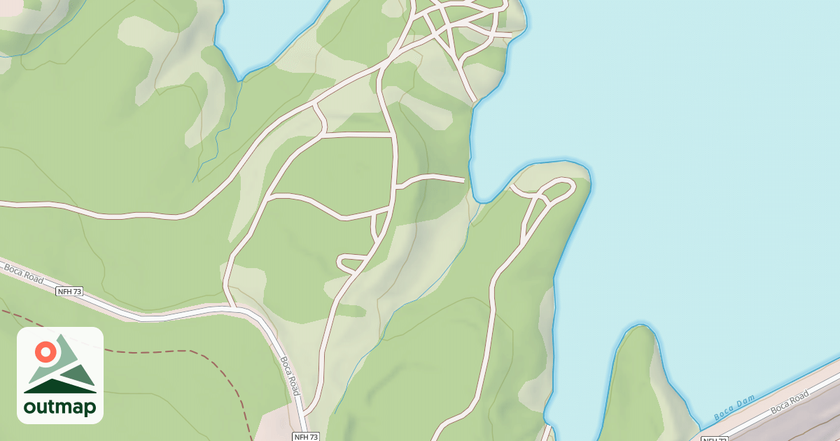 Map of Boca Wye Ohv