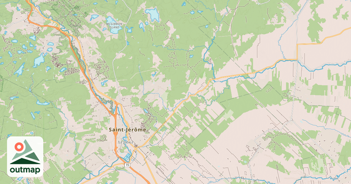 Map of motoneige