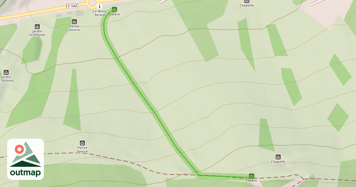 Map of La Lisière
