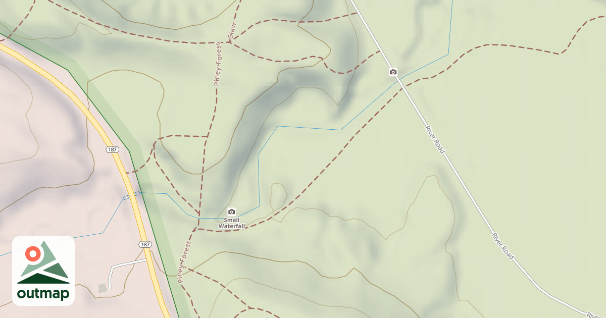 Map of Red Trail