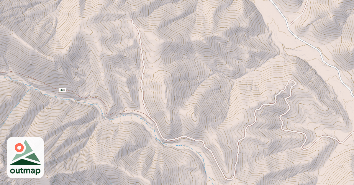Map of LITTLE BRIDGE SADDLE