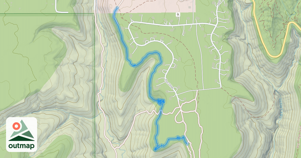 Map of Jolly's MTB Trail