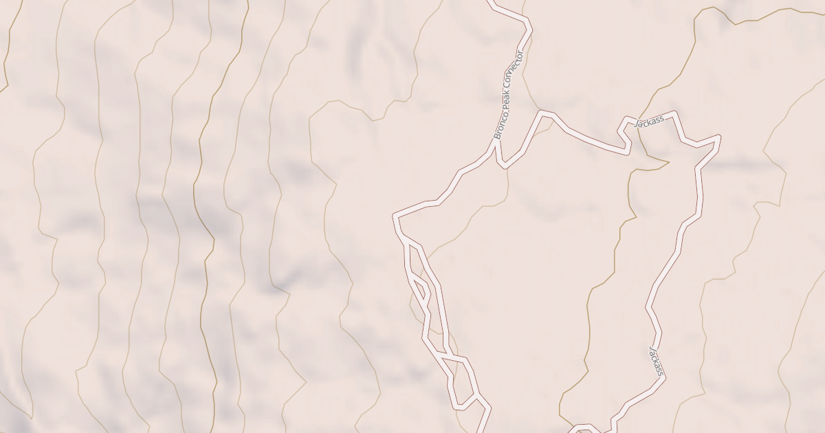 Map preview of BRONCO PEAK LOOP B