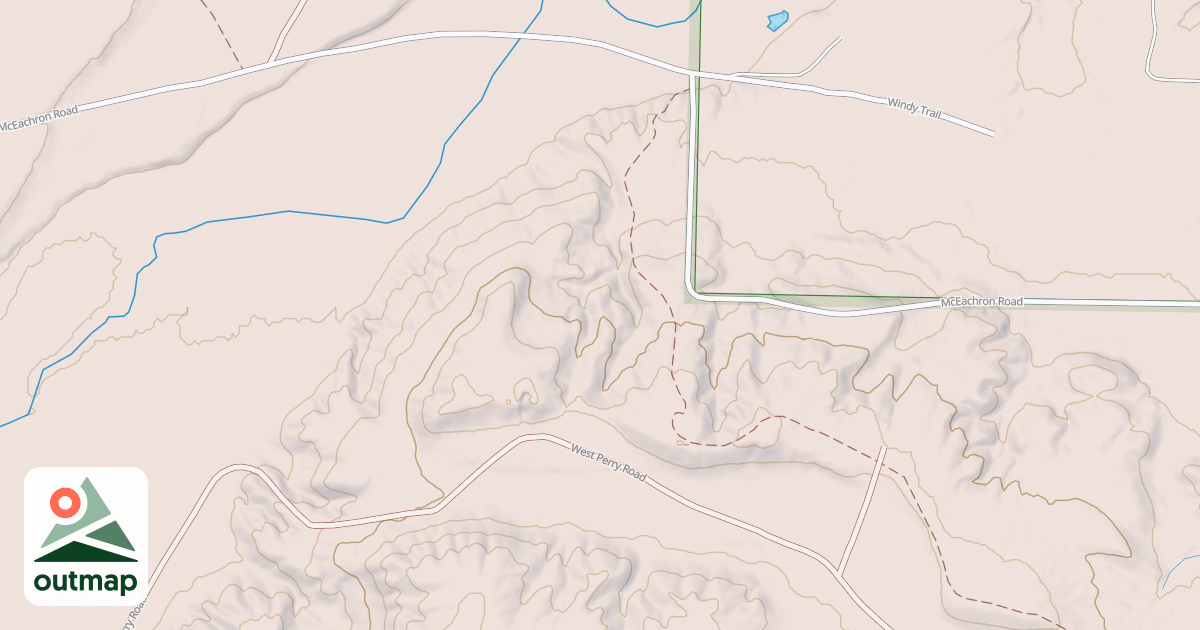 Map of Tomahawk Motorcycle Trail C Loop