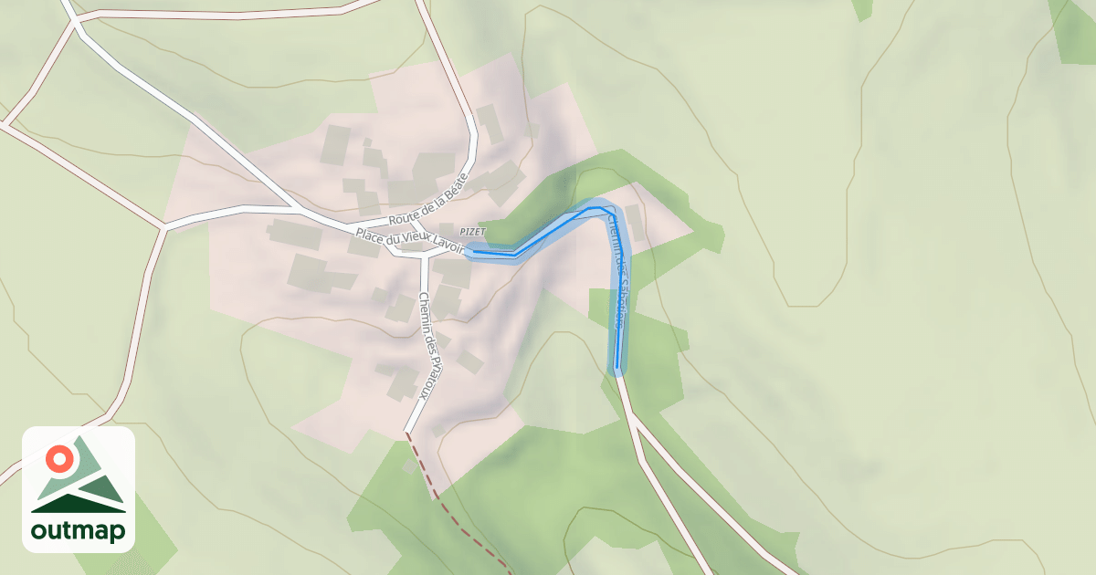 Map of Chemin des Sabotiers