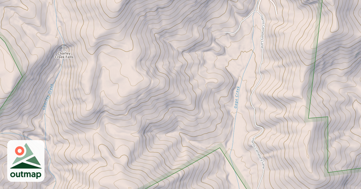 Map of GAGE CREEK