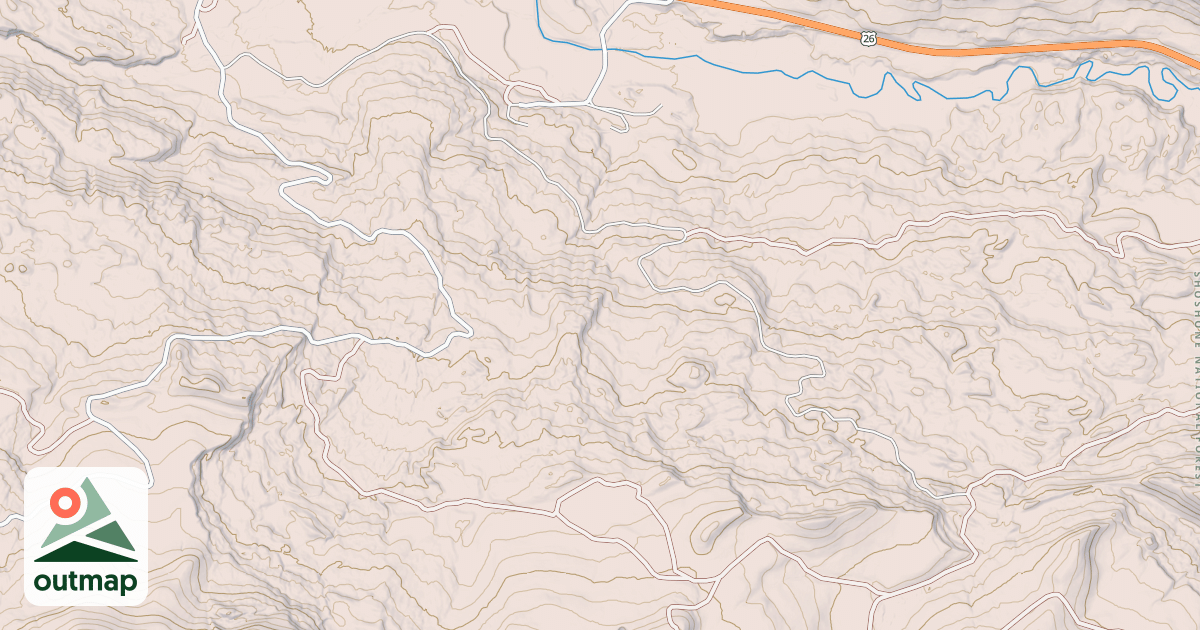 Map of CROOKED CREEK