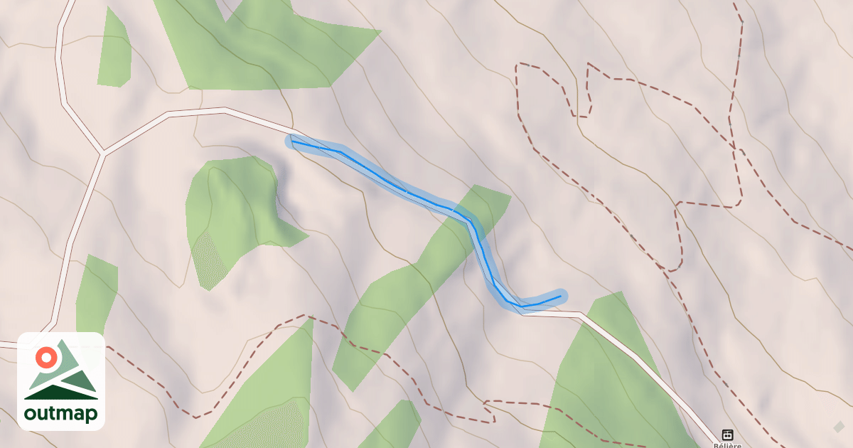 Map of Chemin Courtil
