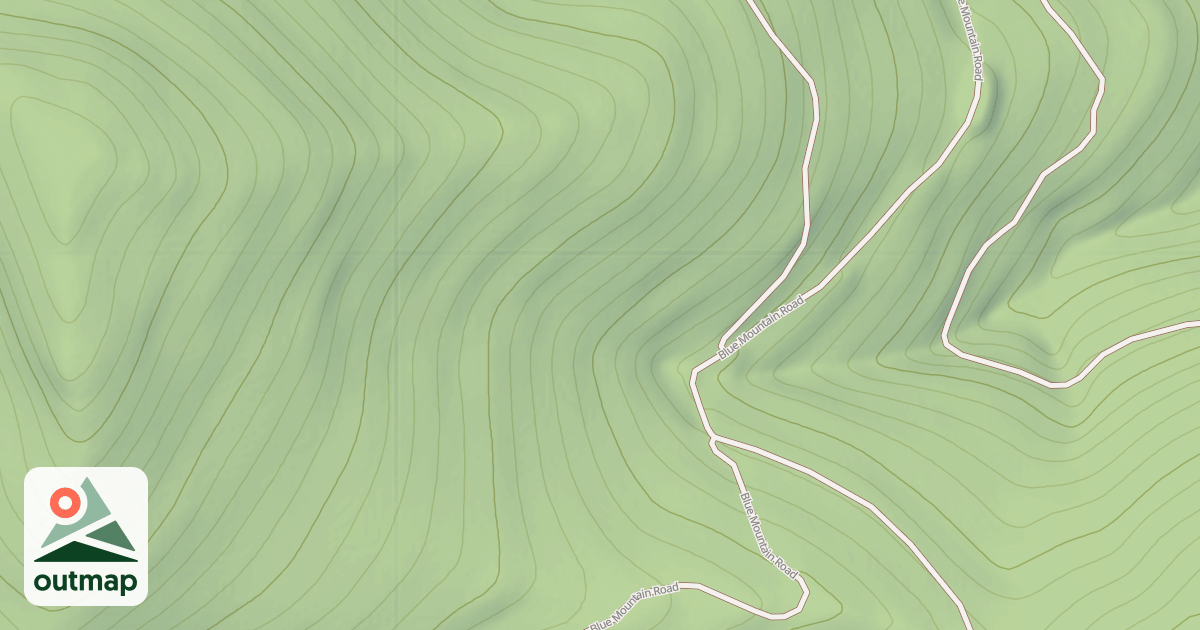 Map of BLUE MOUNTAIN H
