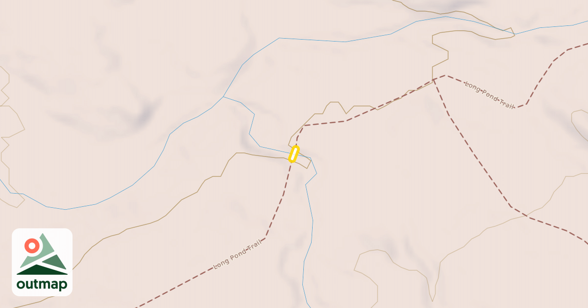 Map of Long Pond Trail