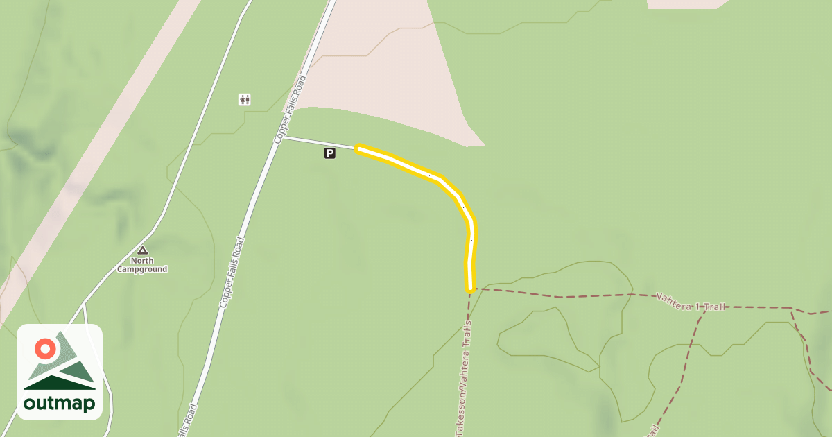 Map of Vahtera 1 Trail