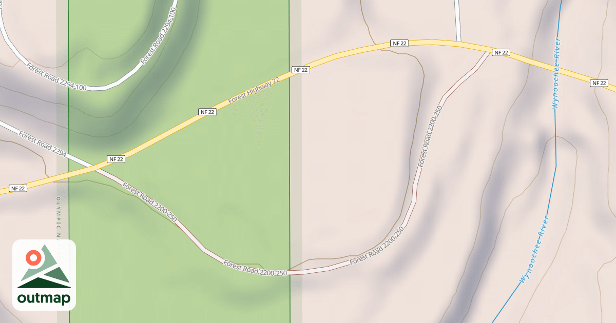 Map of OLD B100 LOOP (SHORT)