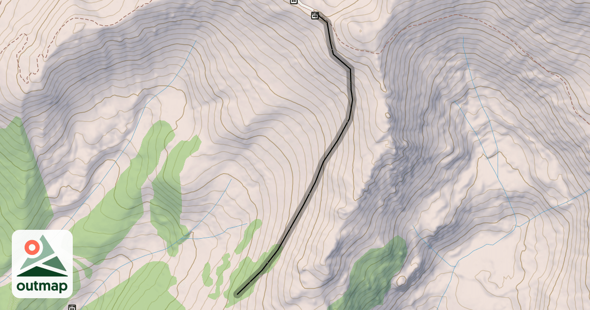 Map of Mountain Goat Traverse