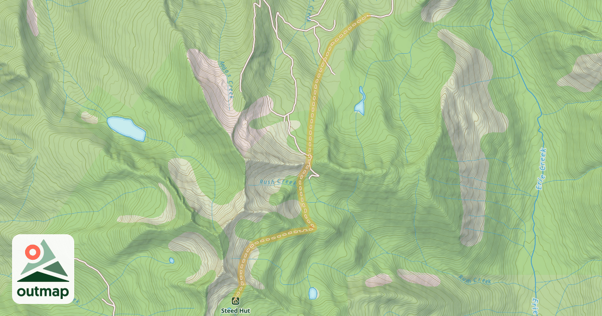 Map of Bonnington Traverse