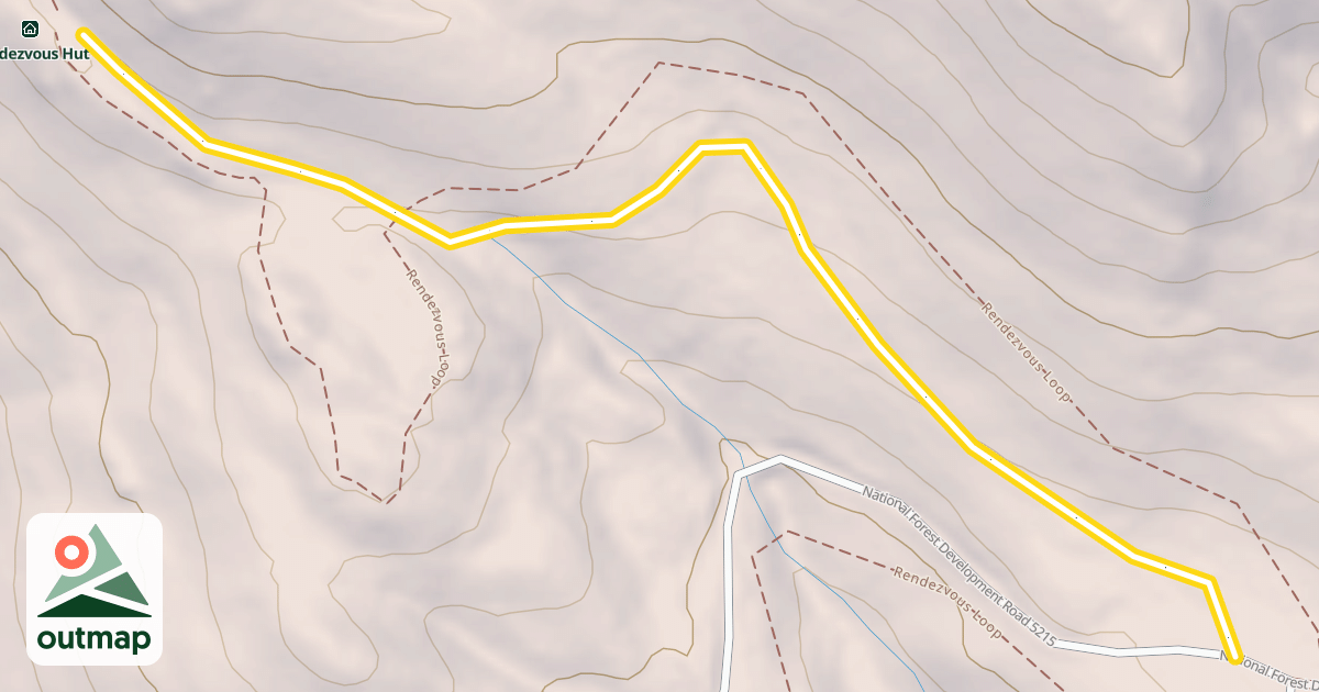 Map of Rendezvous Hut