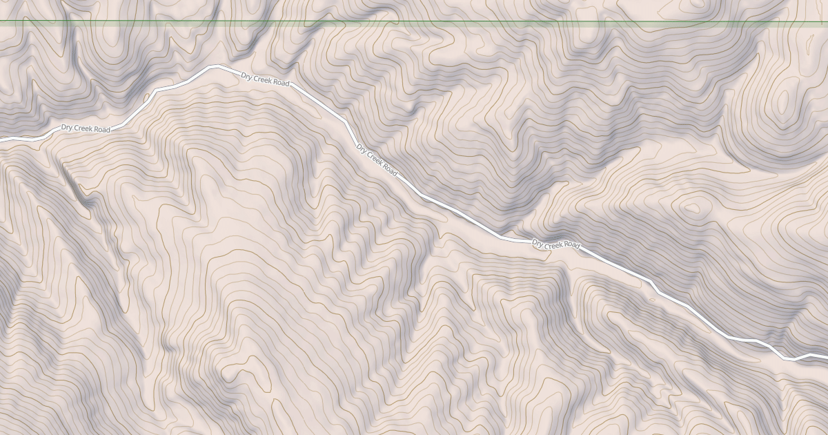 Map preview of DRY CREEK ROAD