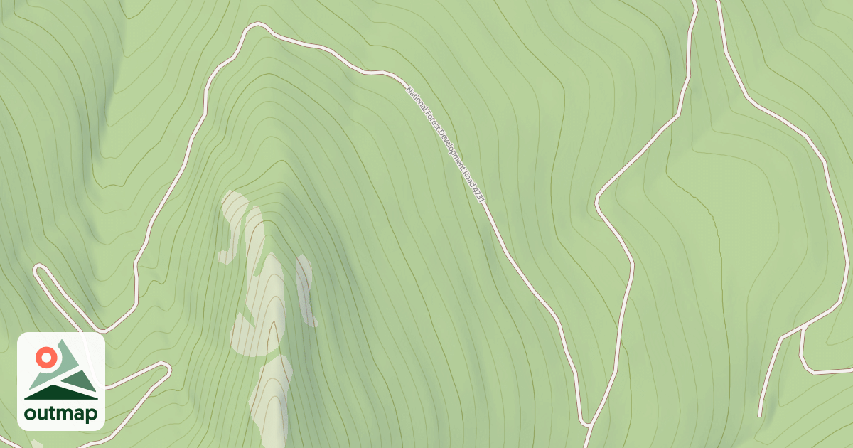 Map of Big Creek Baldy Snowmobl Loop