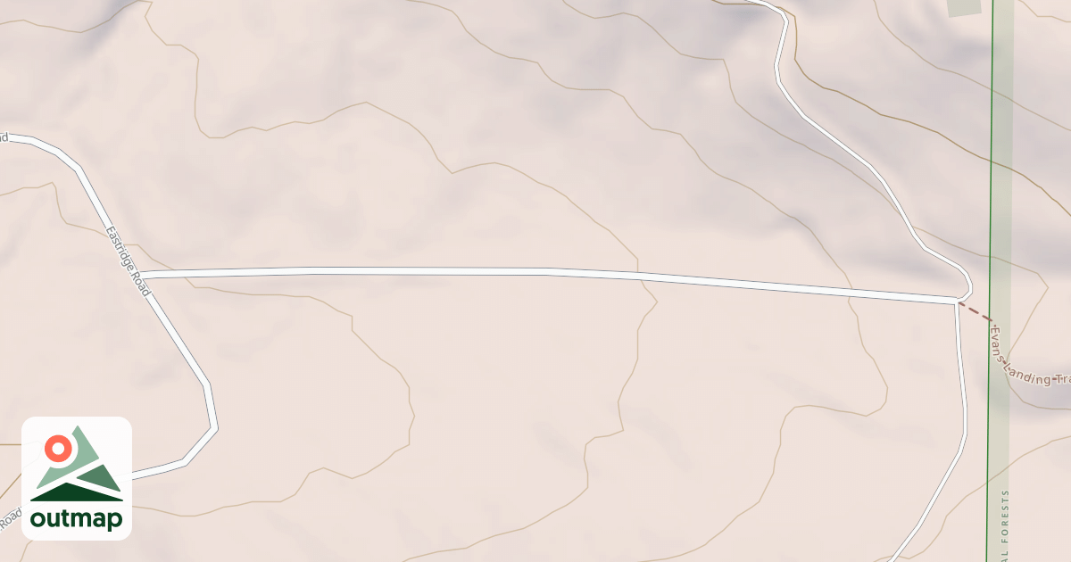 Map of EVANS LANDING