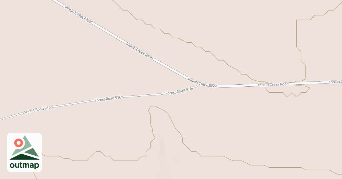 Map of INDIAN CREEK