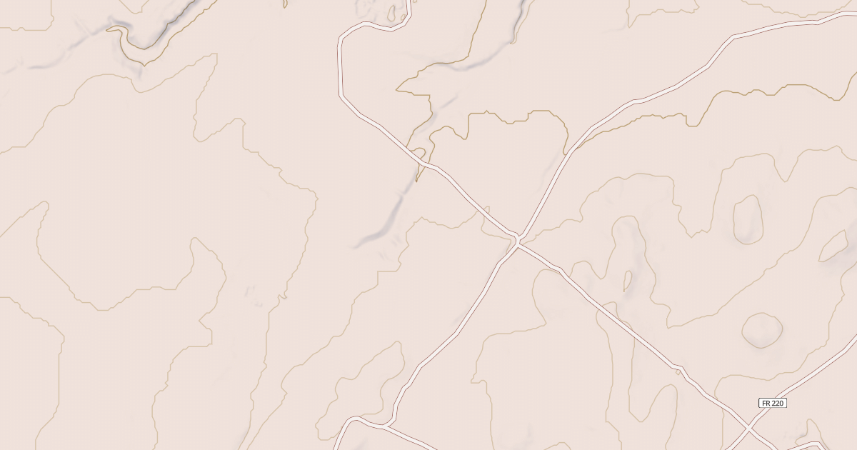 Map preview of USFS National Forest System Roads {5C944E53-0AA6-4439-BDAF-BF71C6772850}