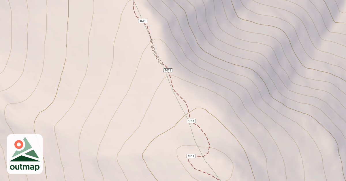 Map of Gold Hill