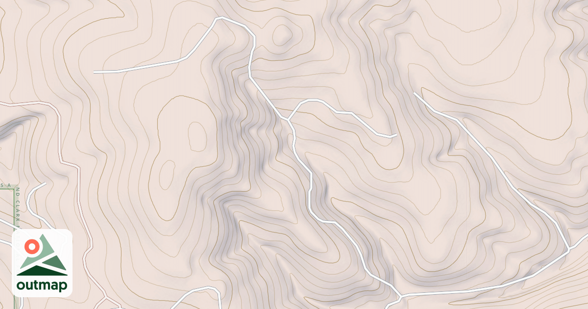 Map of EAST COXCOMBE