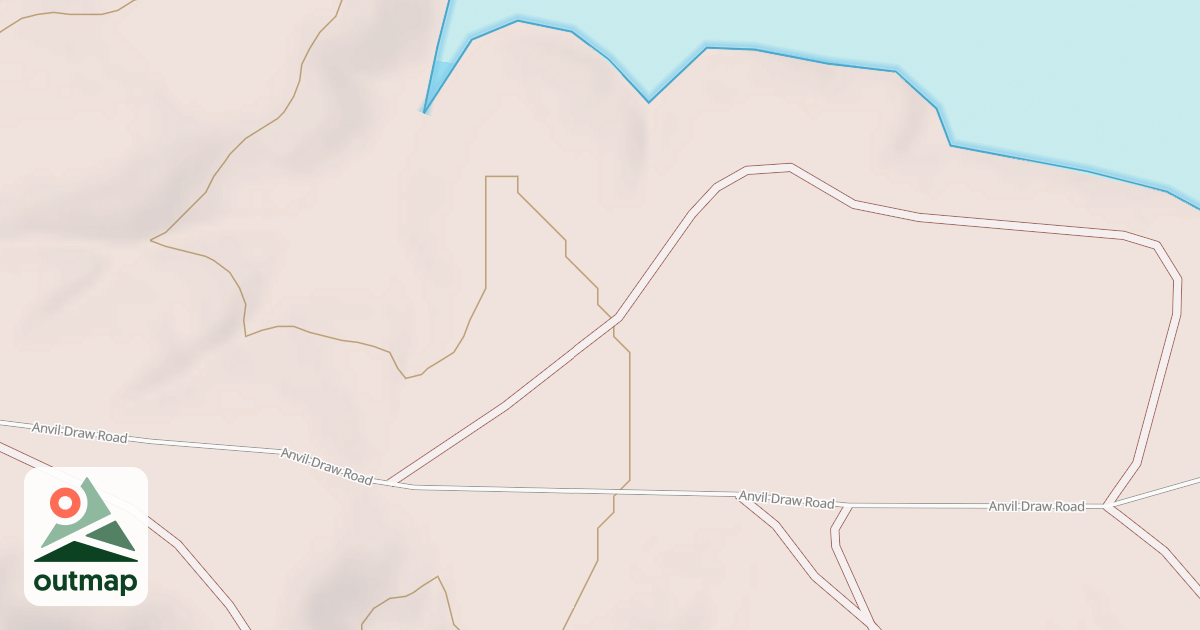 Map of ANVIL DRAW SPUR E