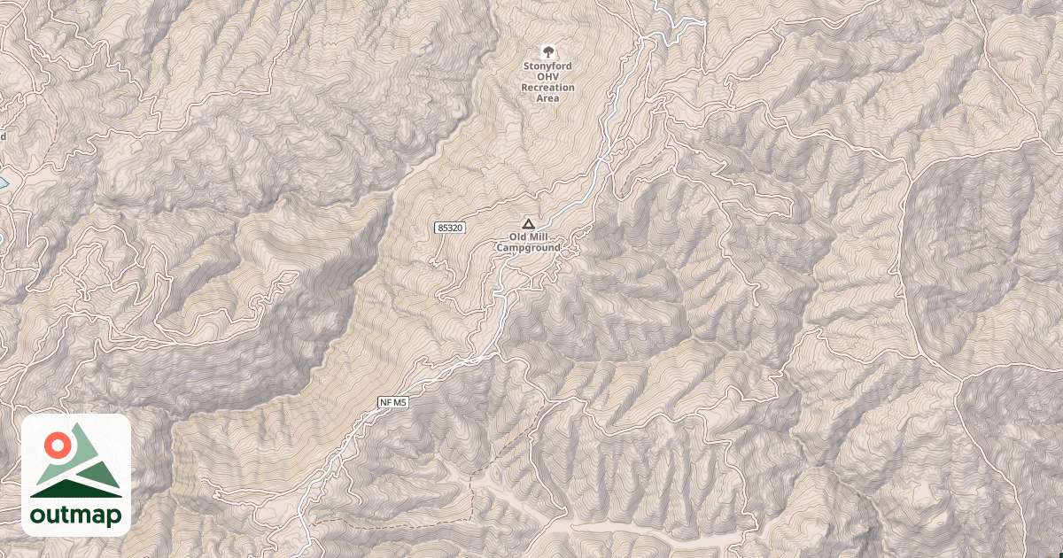 Map of SOUTH TROUGH