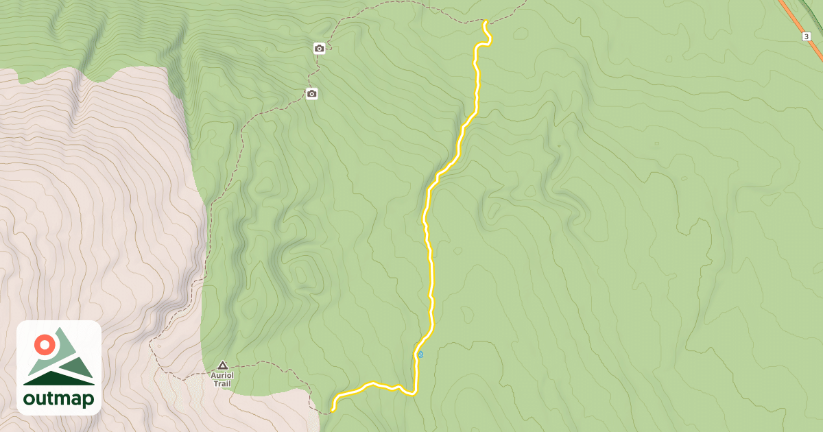 Map of Auriol Trail