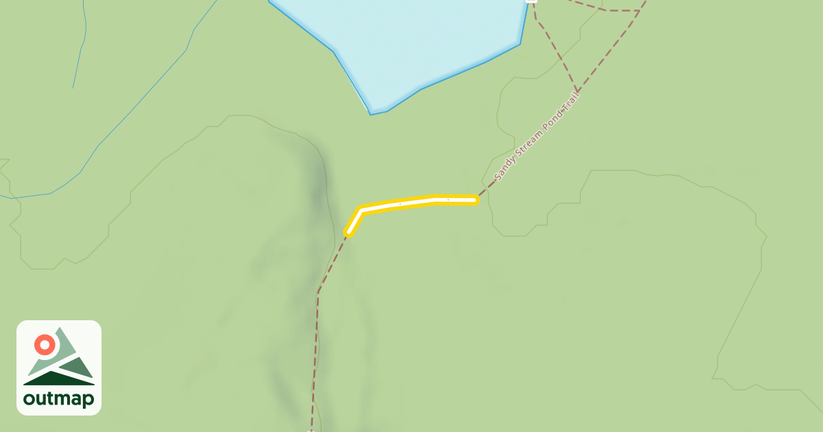 Map of Sandy Stream Pond Trail