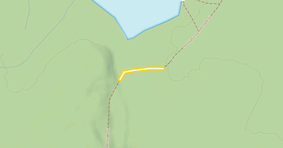 Map preview of Sandy Stream Pond Trail