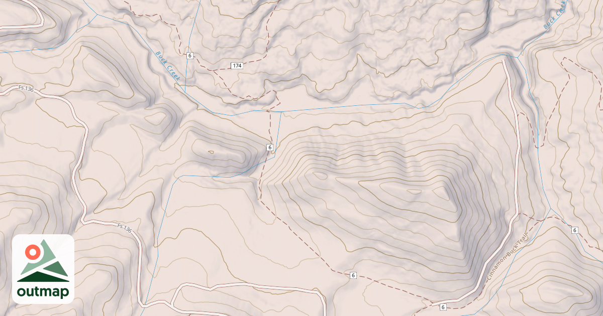 Map of Cinnamon Buck